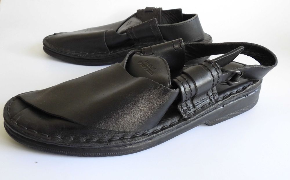Hush Puppies szyte skórzane sandały 45