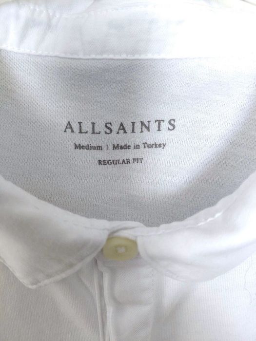 AllSaints - Brace__Koszulka polo / t-shirt biała kr.rękaw__M