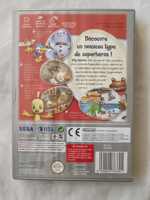 Billy Hatcher & The Giant Egg | Player's Choice [GameCube, 2004] FR