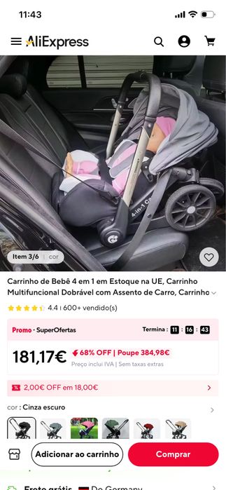 Carrinho de bebe