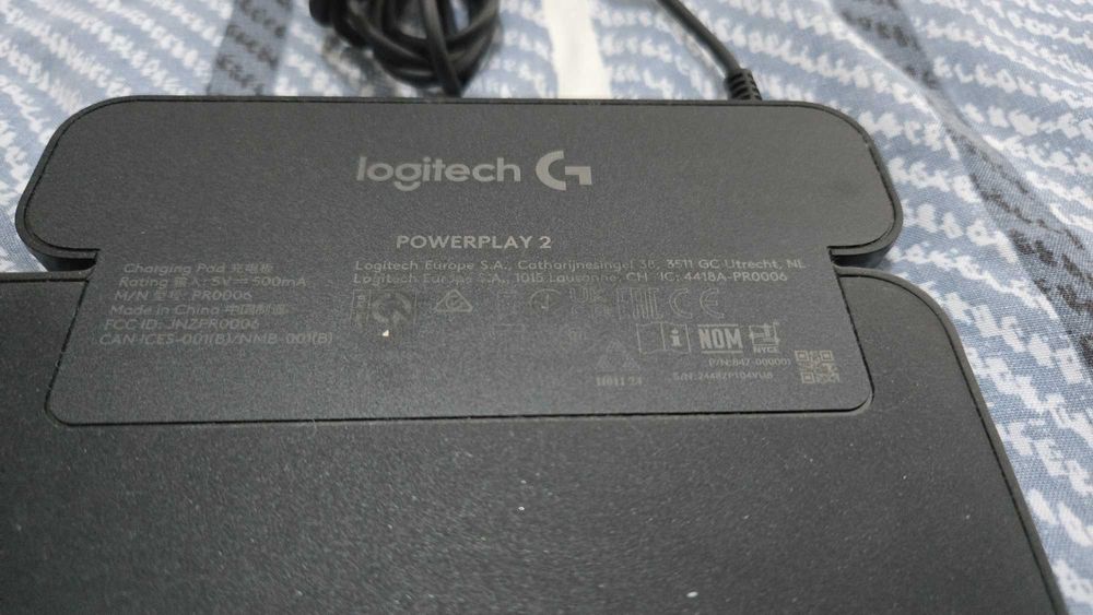 Tapete de Rato Mousepad Logitech Powerplay 2 como novo