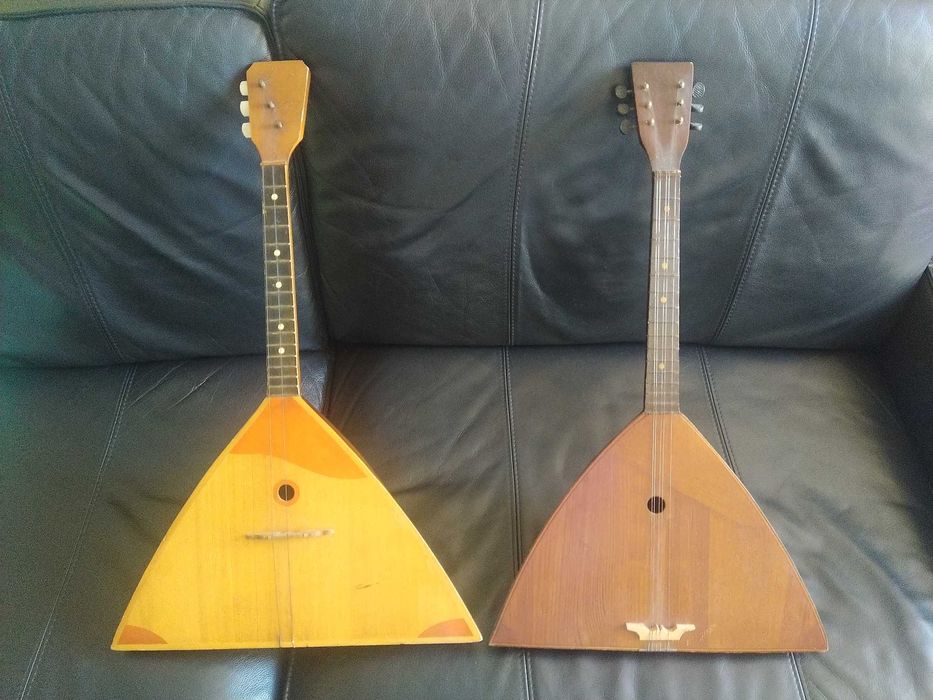 Antigo e raro bandolim, balalaica, vintage. Produção artesanal