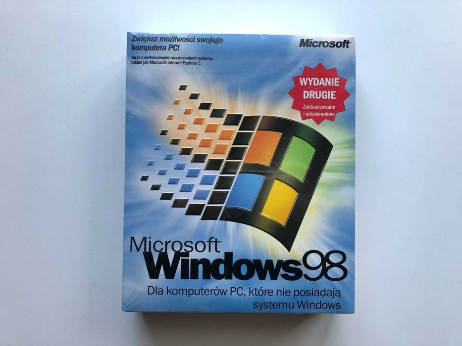 Windows 98 Wydanie Drugie BOX PL - Zafoliowany