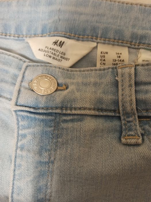 Spodnie jeansowe dzwony H &M rozm 164