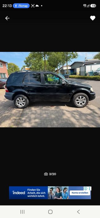 Автомобіль Мерседес ML 270