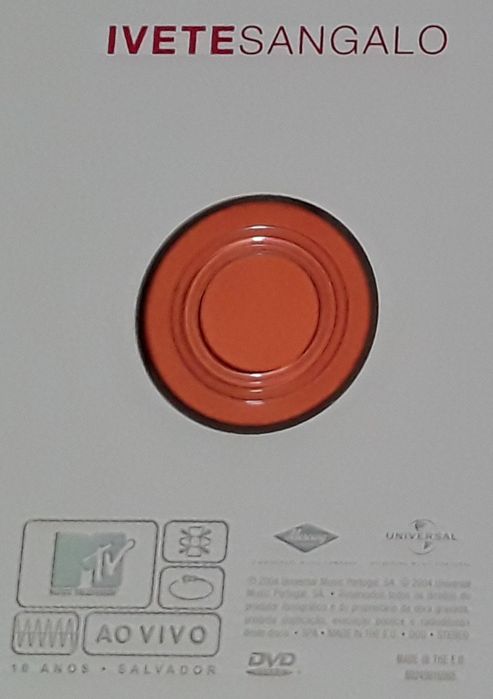 DVD Ivete Sangalo MTV ao vivo 10 Anos Salvador