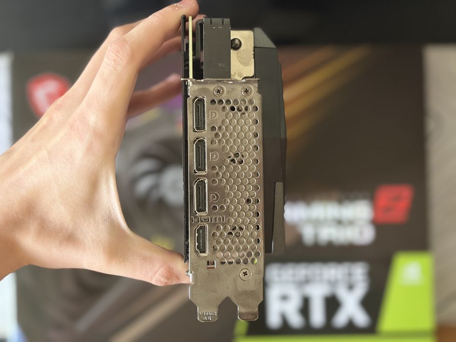 Відеокарта MSI Gaming Z Trio RTX 3060TI 8GB з коробкою