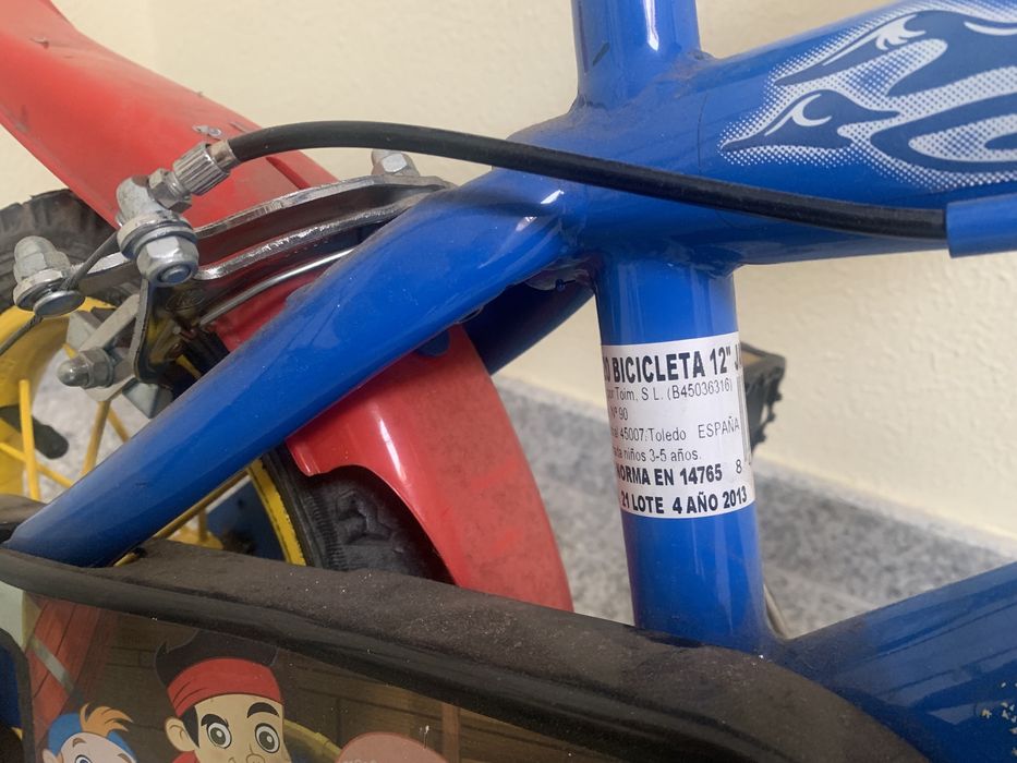 Bicicleta Jack Pirata 3-5 anos