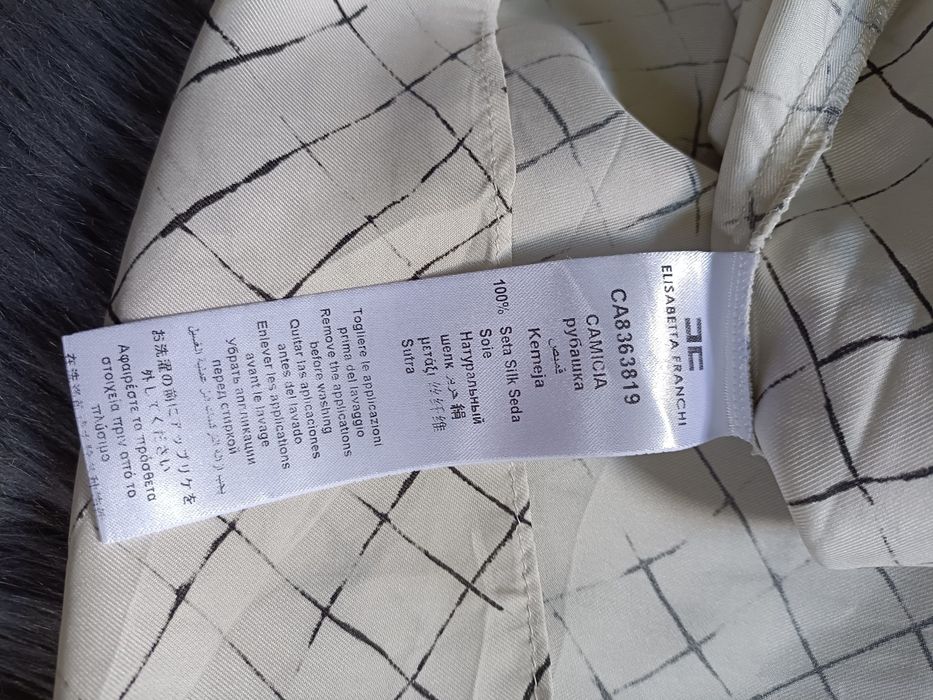 Bluzka jedwab Elisabetta Franchi/Roz S/M