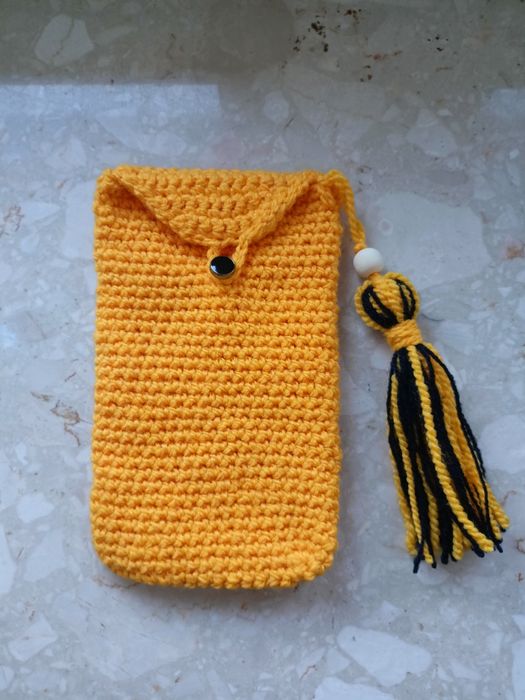 Etui saszetka na telefon okulary wełniana