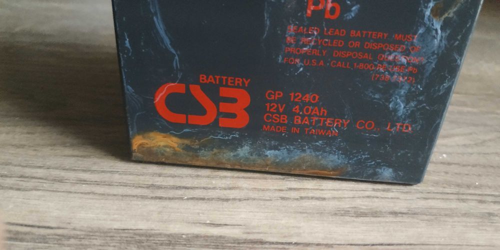 Аккумуляторы 12V 1.2Ah/4Ah GP1240