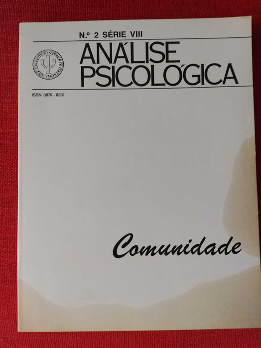 Análise Psicológica nº 2 Série VIII - Comunidade