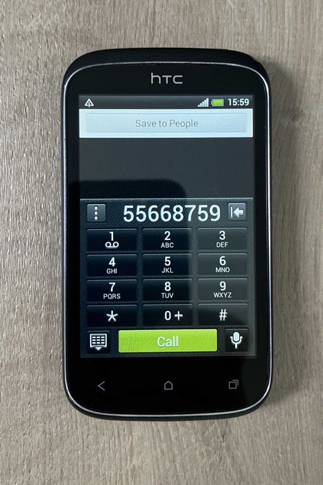 HTC Desire C Smartfon Czarny