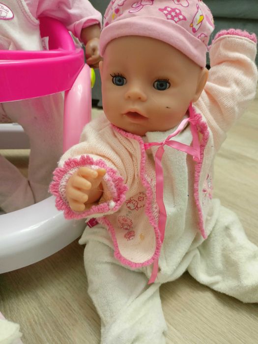 Zestaw lalek Baby Born  chodzik akcesoria