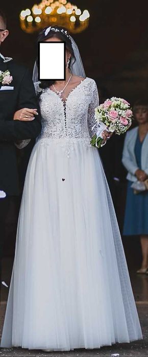 Suknia ślubna rozmiar XS/S, 165cm wzrostu
