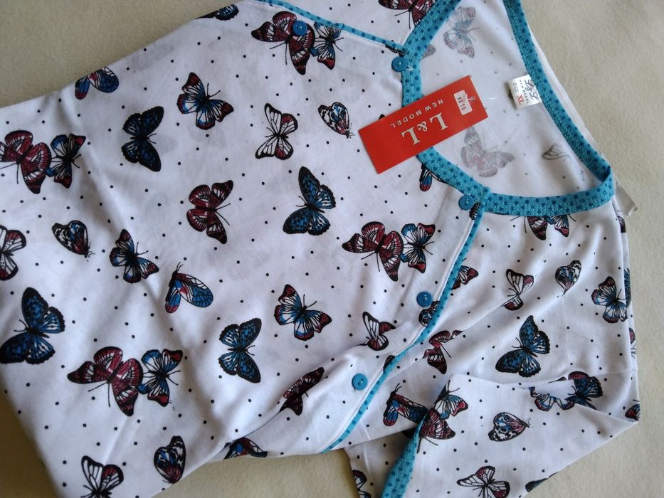 Koszula ciążowa XL do karmienia odpinana rozpinana szpitala porodu noc