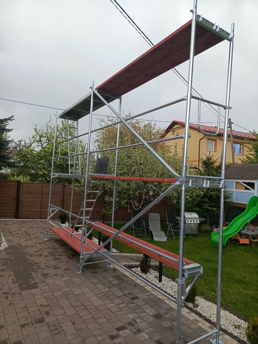 Cena do końca miesiąca Rusztowanie ramowe typu plettac nowe ocynk