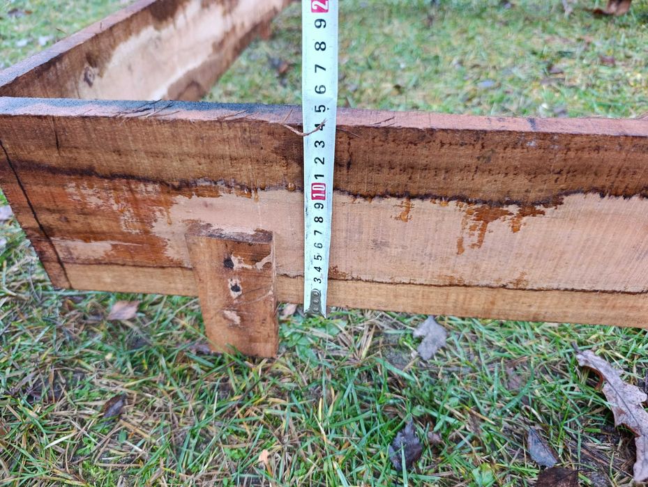 Drewniane ramki na warzywniak 110x100x14 cm