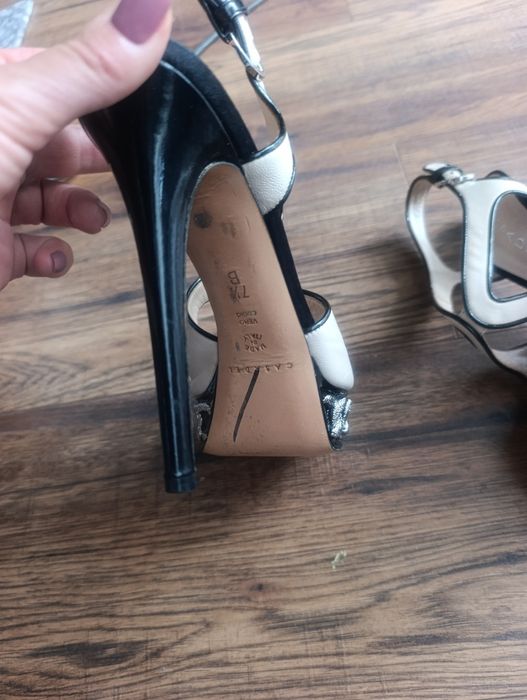 Босоніжки Casadei, шльопанці на платформі