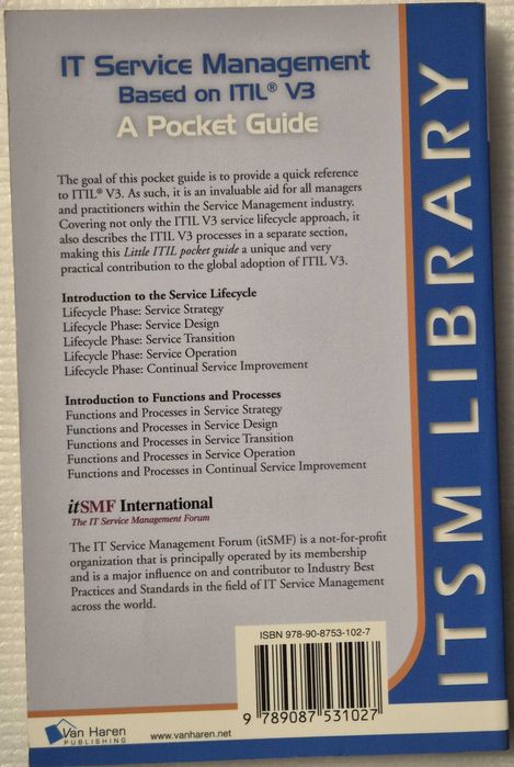 IT Service Management based on ITIL V3 - A Pocket Guide64752191190529121