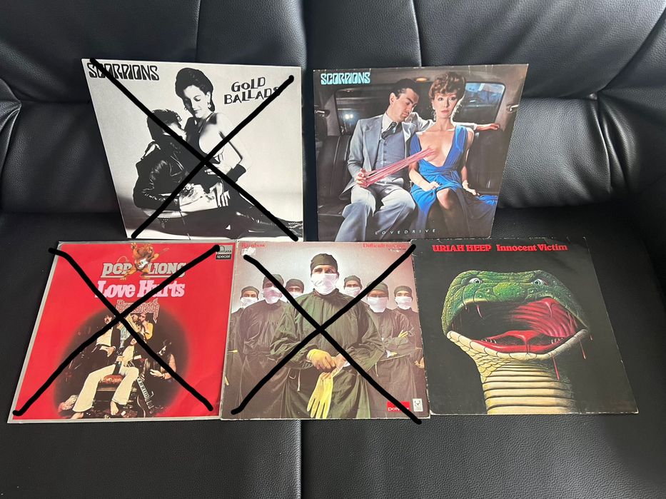 Платівки Scorpions , Uriah Heep