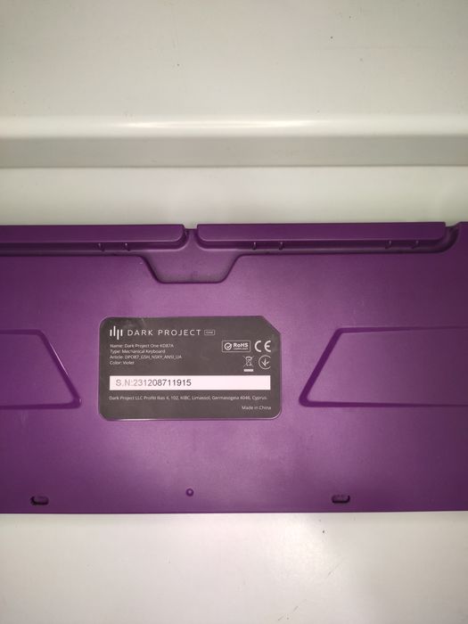 Игровая клавиатура DARK PROJECT One - 87 Night Sky - RGB ANSI (ENG/UA)