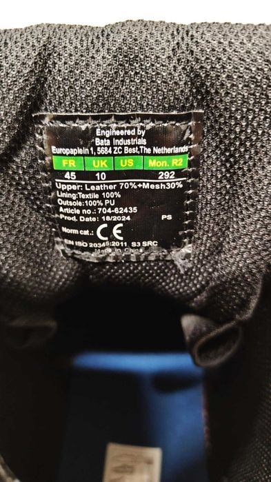 Sprzedam buty robocze S 3 BATA 45