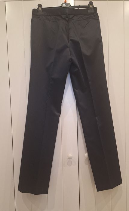 JIL SANDER – Satynowe Spodnie Premium Made in Italy r. M