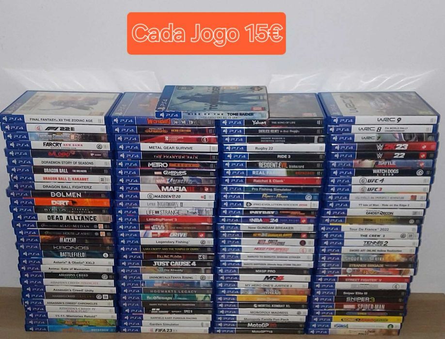 Jogos Ps4 Originais Novos & Usados (Cada 15€)