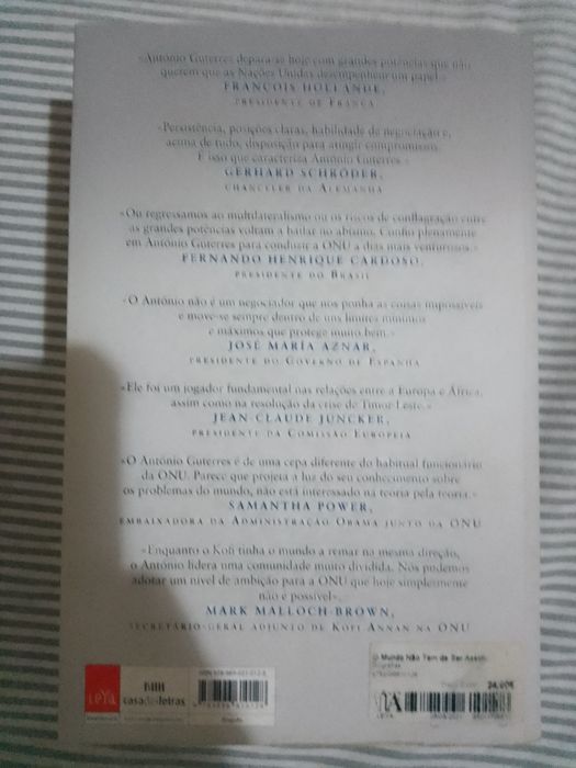 O mundo não tem de ser assim - biografia de António Guterres