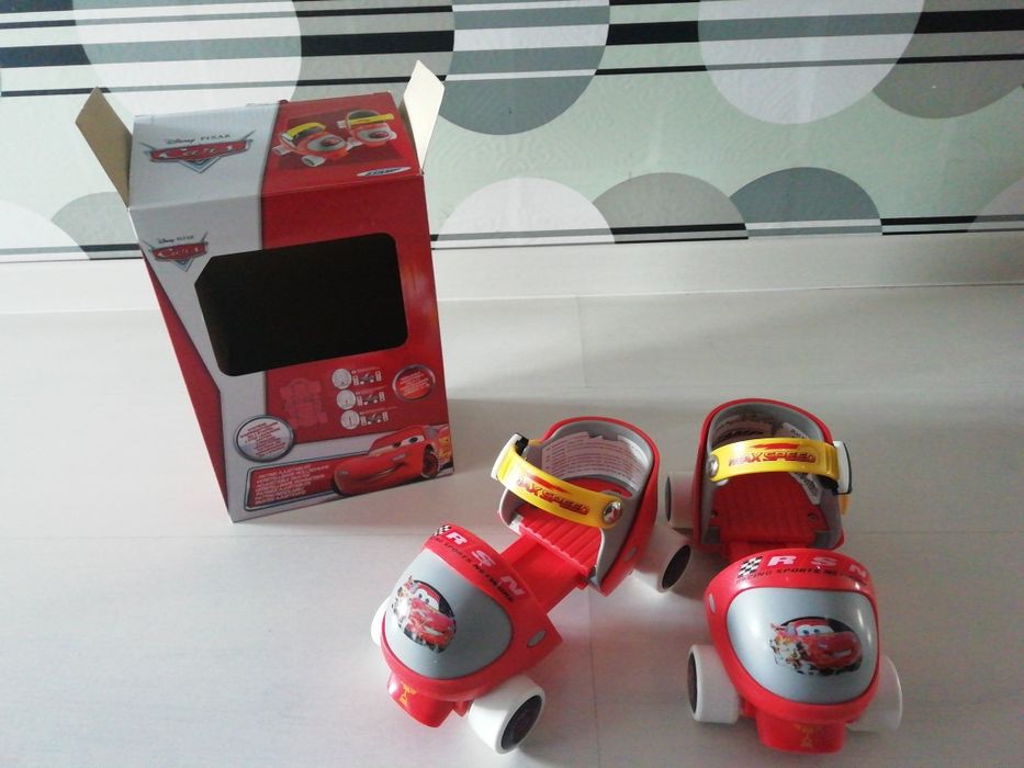 Patins dos cars/carros pixar Walt disney