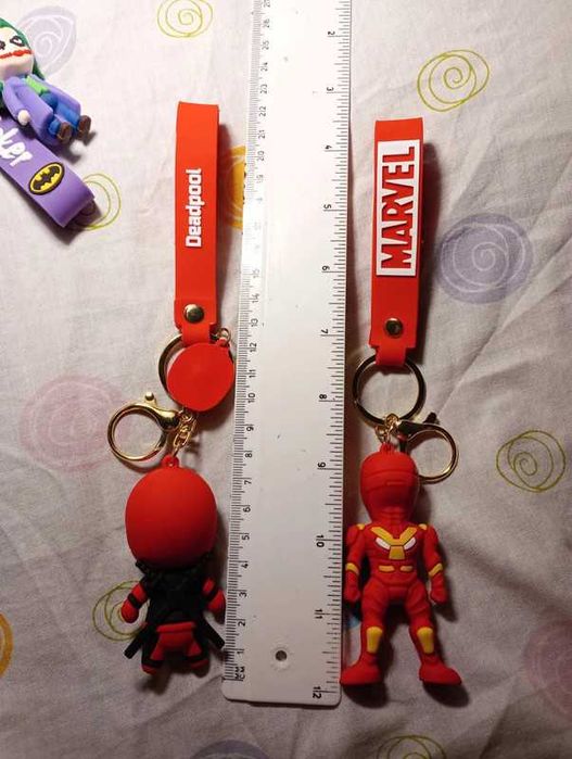 Lote Porta-chaves deadpool + ironman