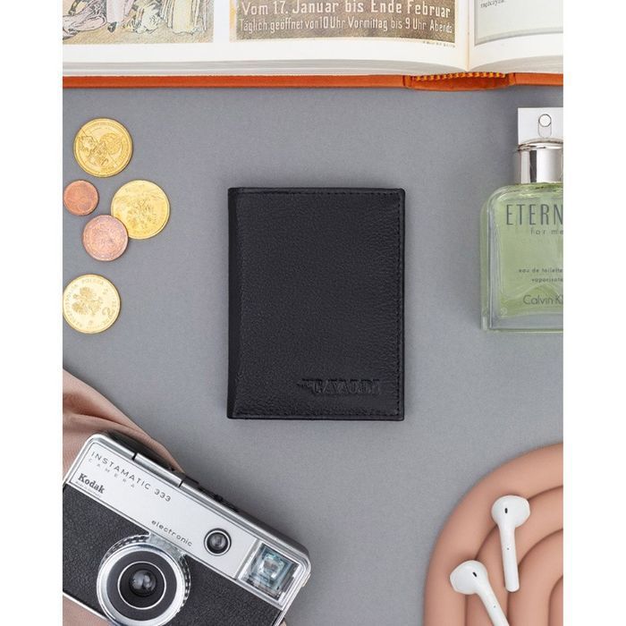 Skórzane etui na karty z systemem RFID - 4U Cavaldi