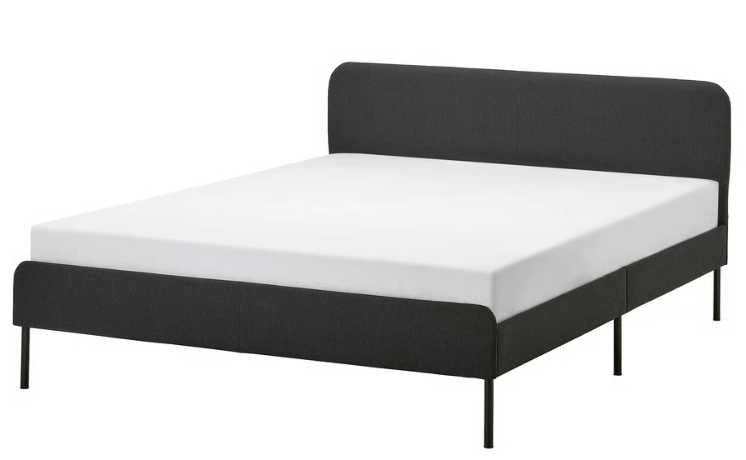 Conjunto cama IKEA SLATTUM 140x200 + colchão VESTMARKA - Excelente Est