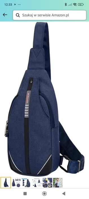 Waterfly Plecak antykradzieżowy, mały wielofunkcyjny plecak na co dzie