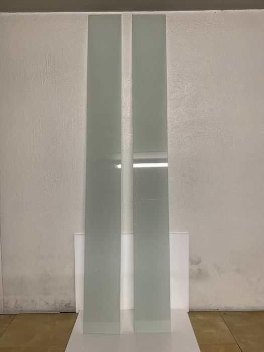 2 Vidros Laminados Branco Fosco