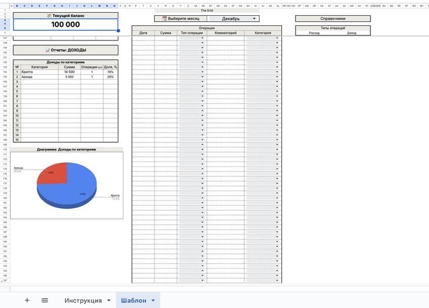 Готова Excel таблиця для обліку бюджету | Планування фінансів