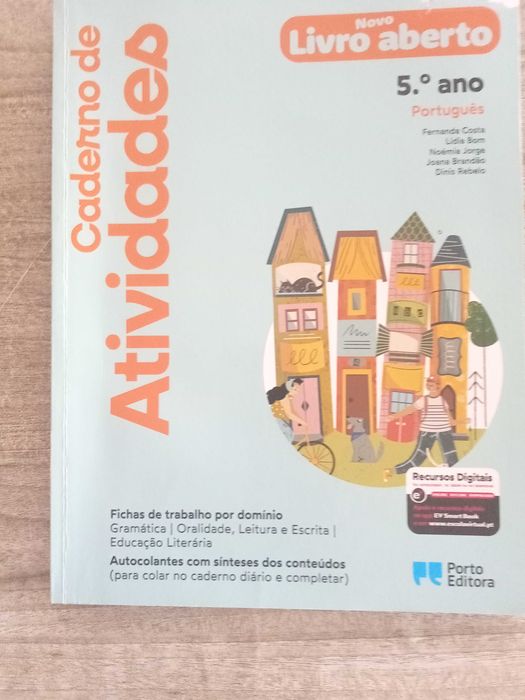 Livros - Cadernos fichas do 5 ano - impecaveis