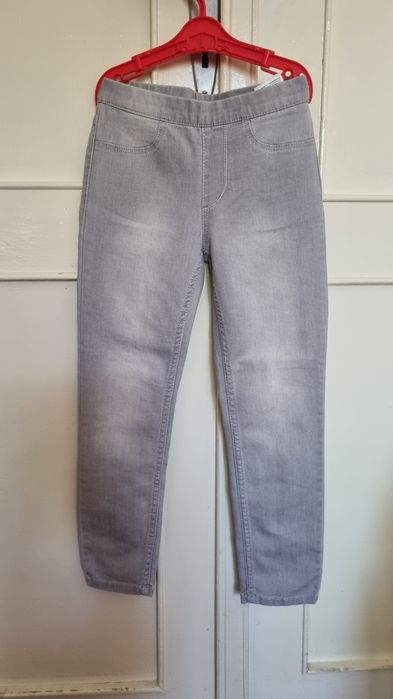 Leginsy jeansowe długa nogawka rozm. 122 firmy  H&M