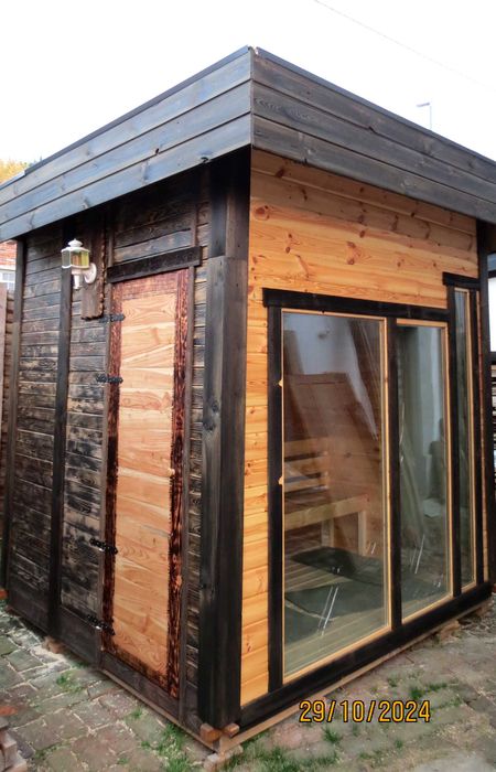 Sauna ogrodowa, domek letniskowy, domek działkowy