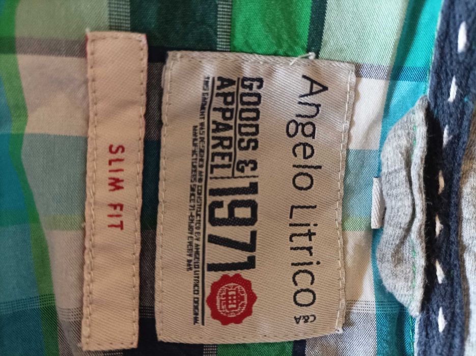 Koszula krata A. Litrico by C&A rozm XL/43/44