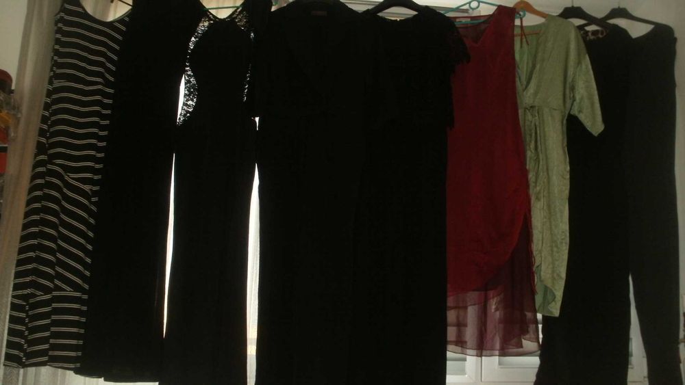 Sukienki itp. giga zestaw- S/M/L , 36/38/40, nowe i w bdb stanie