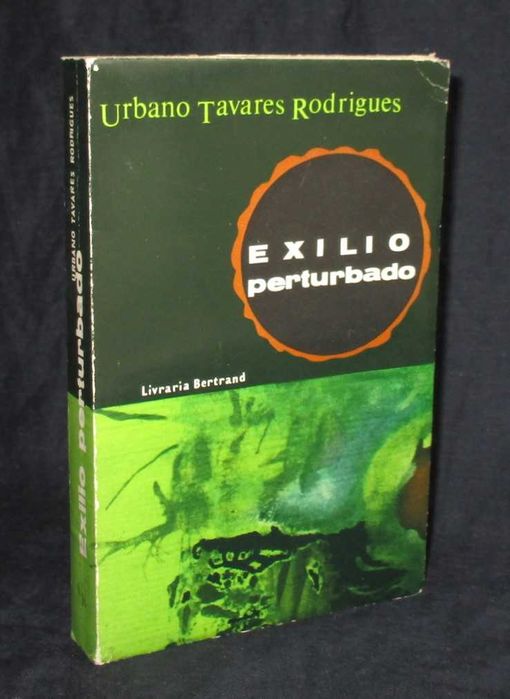 Livro Exílio perturbado Urbano Tavares Rodrigues 1ª edição
