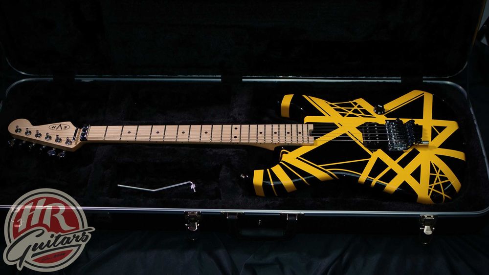 EVH STRIPED SERIES Black with Yellow Stripes, gitara elektryczna