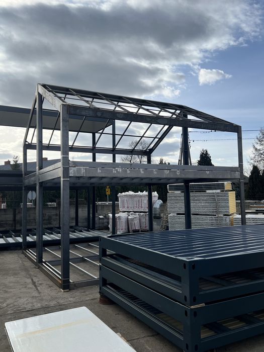 Rama kontenera ,stodoła 35m2 + piętro 35m2 mocna konstrukcja