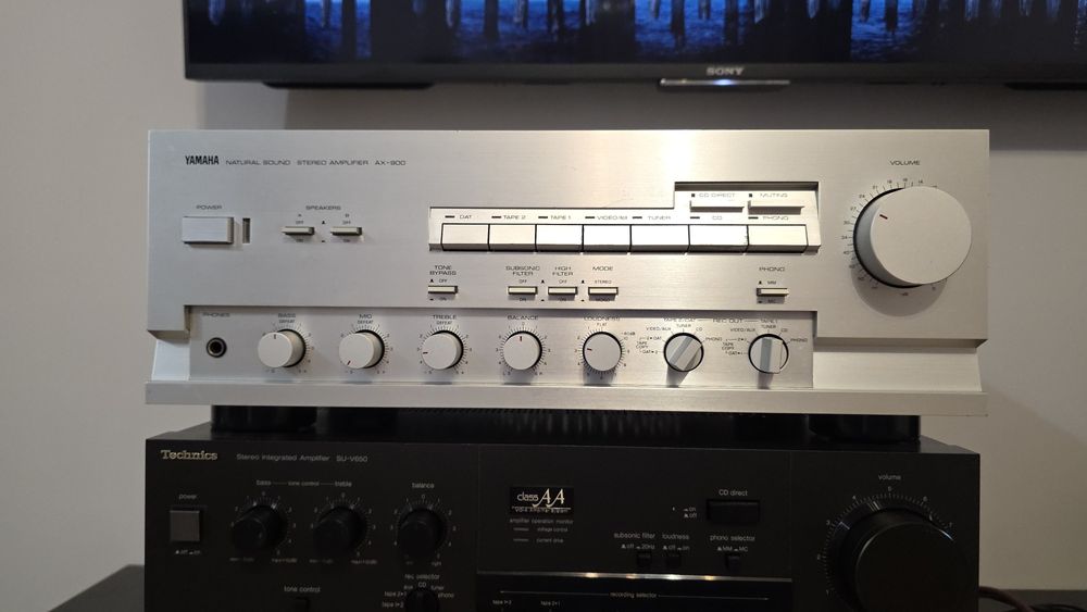 Yamaha AX-900, AX900. Sebrna. Ideał dźwięku i detalu.