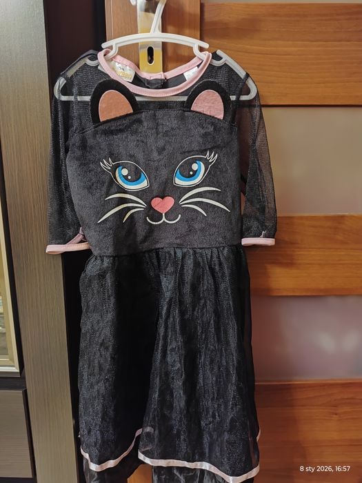 Strój kotka czarny
