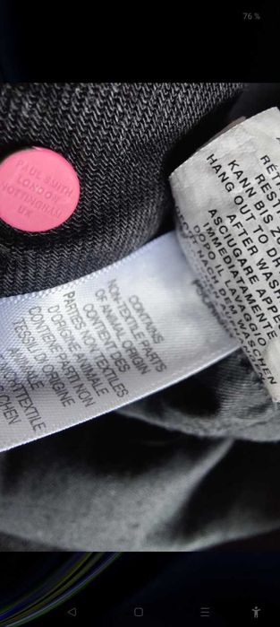 Джинсы Paul Smith jeans USA w32 stretch black.
