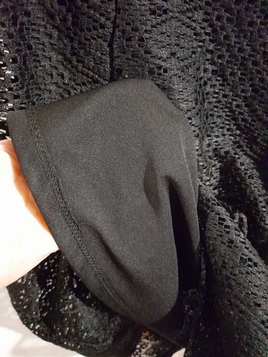 Zara Basic в ідеалі чорна мереживна міні-сукня р.М