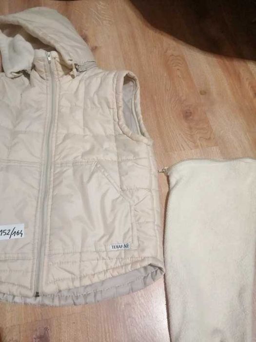 Bezrękawnik kamizelka z odpinanymi rękami 152cm/164 id(147)